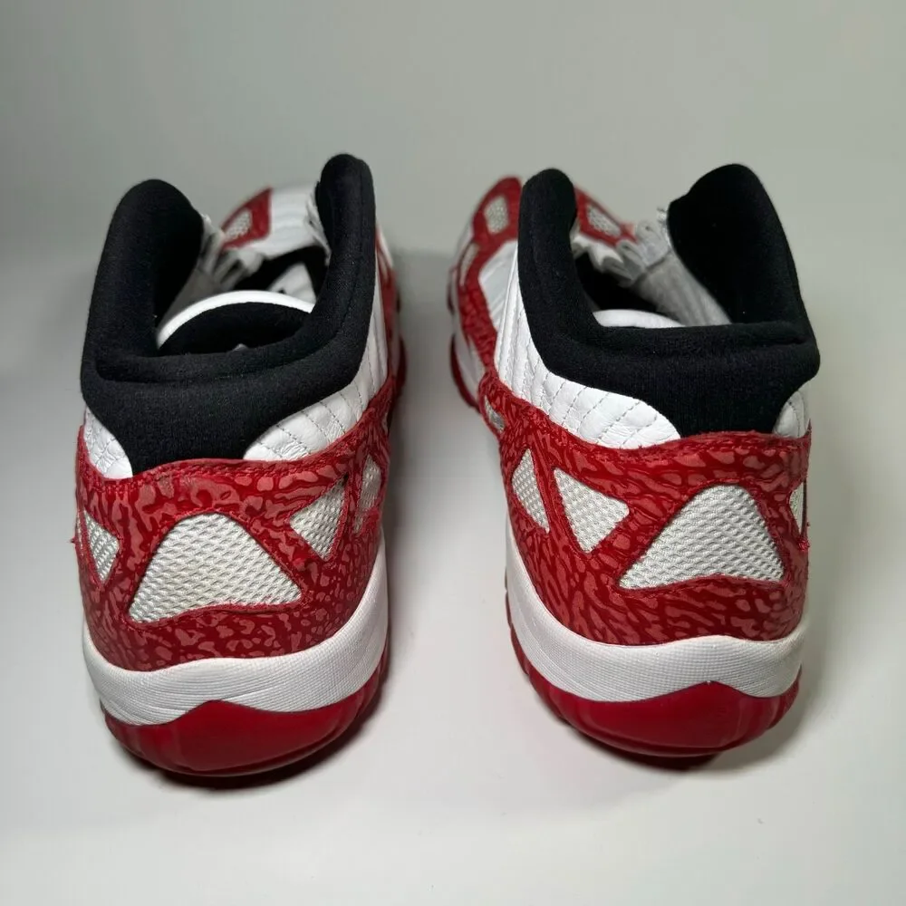 Air Jordan 11 Retro IE Low Gym Red Mens Size 18 Red White 919712-101 Basketball